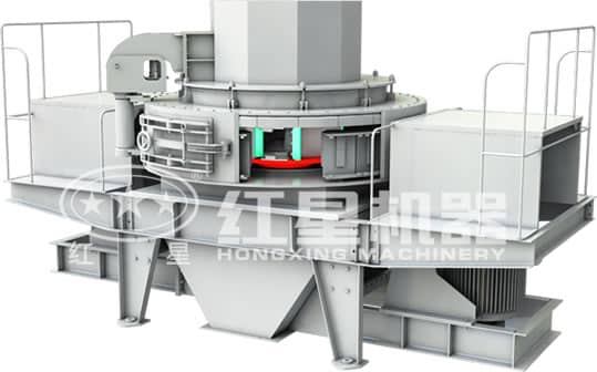 新型VSI制砂機(jī)破碎過(guò)程